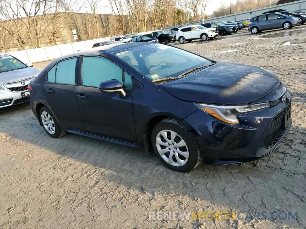 4 fotografías del automóvil dañado 5YFEPMAE7NP361600 TOYOTA COROLLA 2022