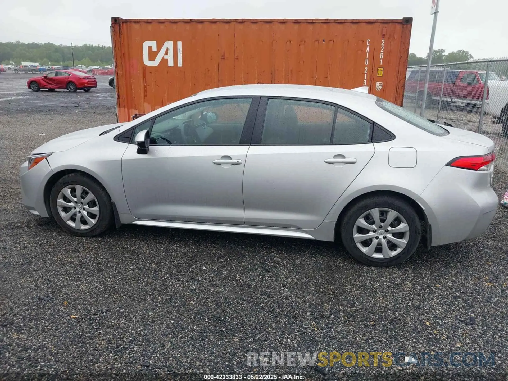 14 fotografías del automóvil dañado 5YFEPMAE7NP373259 TOYOTA COROLLA 2022
