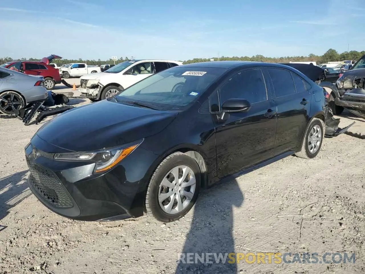 1 fotografías del automóvil dañado 5YFEPMAE7NP375979 TOYOTA COROLLA 2022