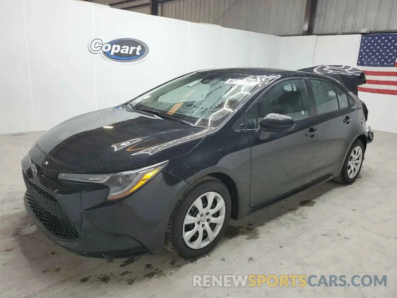 1 fotografías del automóvil dañado 5YFEPMAE7NP376890 TOYOTA COROLLA 2022