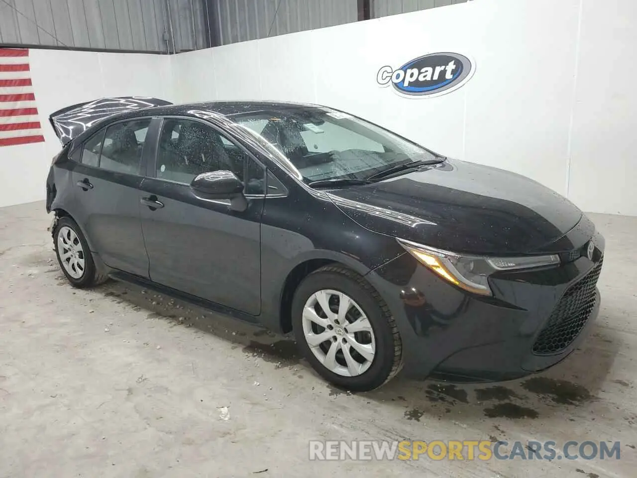 4 fotografías del automóvil dañado 5YFEPMAE7NP376890 TOYOTA COROLLA 2022