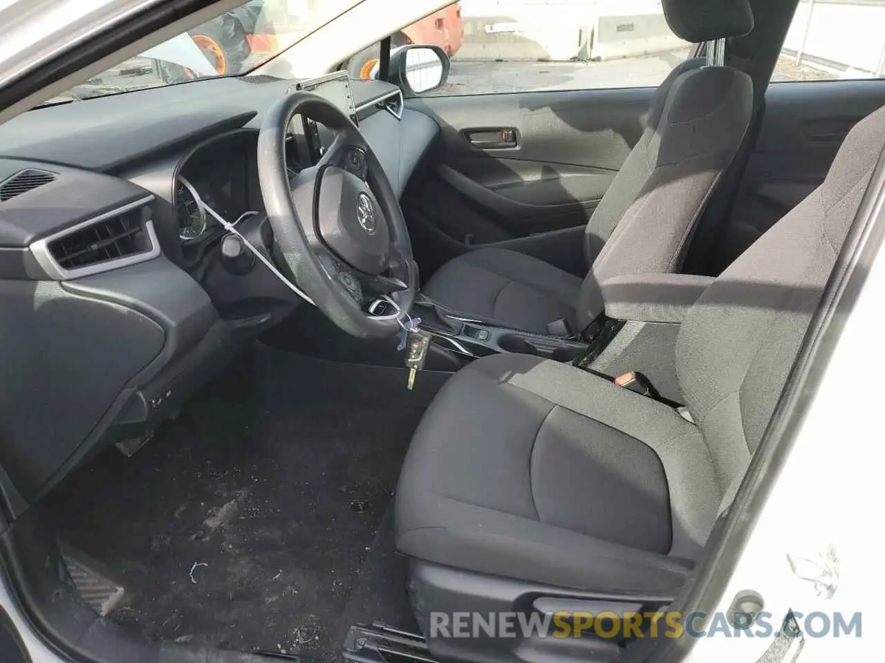 7 fotografías del automóvil dañado 5YFEPMAE7NP377490 TOYOTA COROLLA 2022