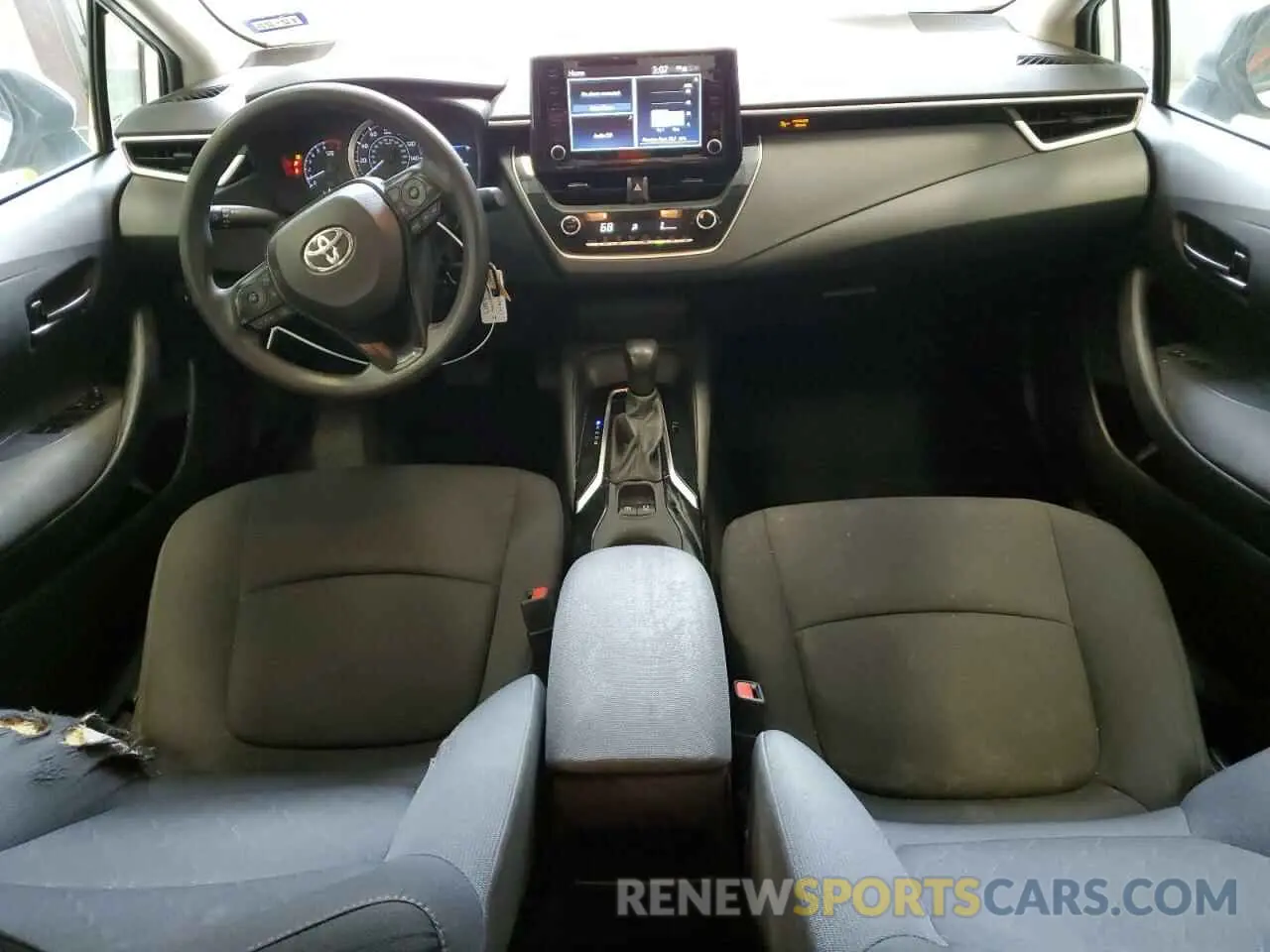 8 fotografías del automóvil dañado 5YFEPMAE7NP380289 TOYOTA COROLLA 2022
