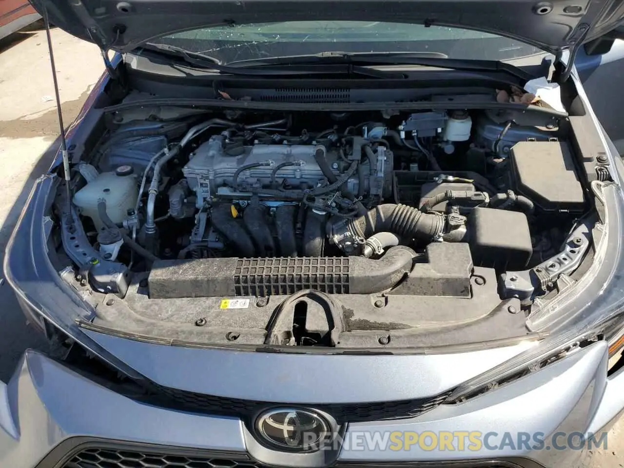 11 fotografías del automóvil dañado 5YFEPMAE7NP383953 TOYOTA COROLLA 2022