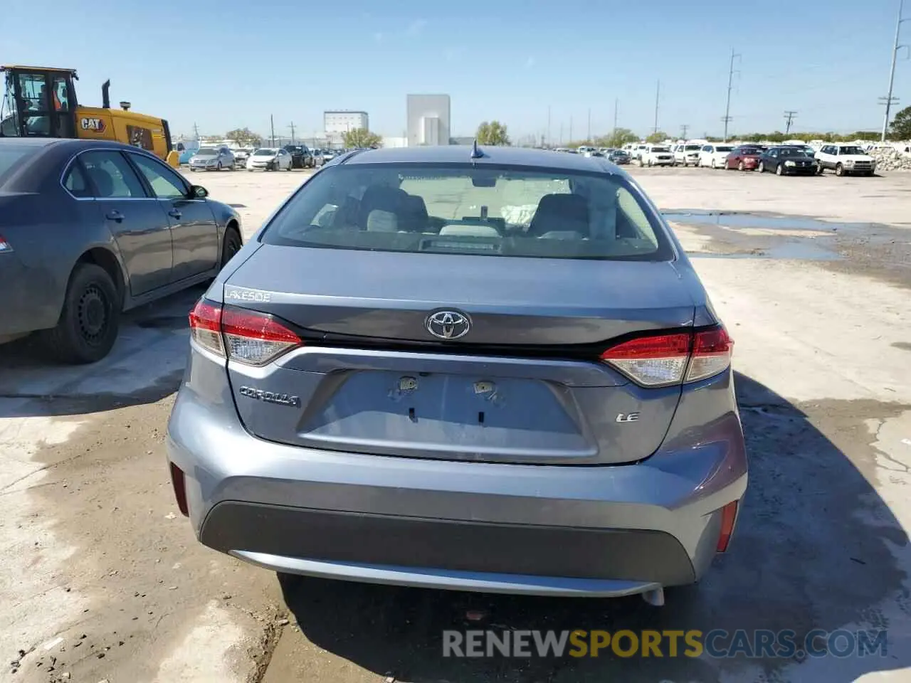 6 fotografías del automóvil dañado 5YFEPMAE7NP383953 TOYOTA COROLLA 2022