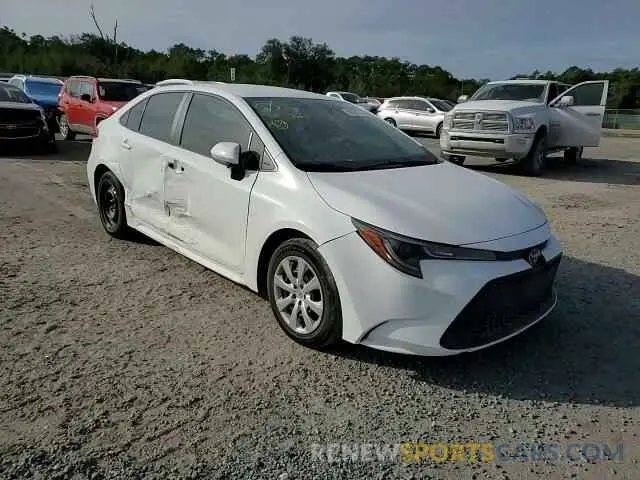 11 fotografías del automóvil dañado 5YFEPMAE7NP384200 TOYOTA COROLLA 2022