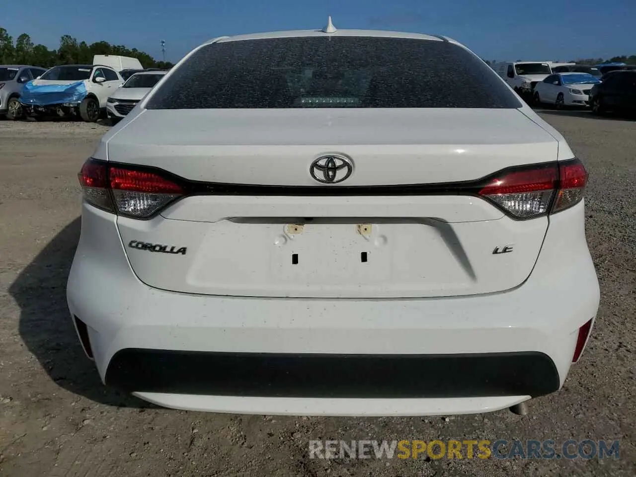 6 fotografías del automóvil dañado 5YFEPMAE7NP384200 TOYOTA COROLLA 2022