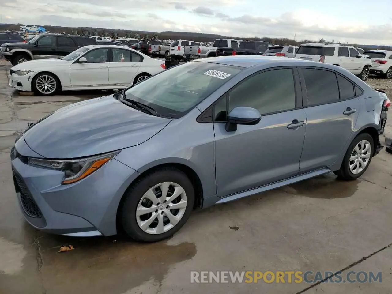 1 fotografías del automóvil dañado 5YFEPMAE7NP384780 TOYOTA COROLLA 2022
