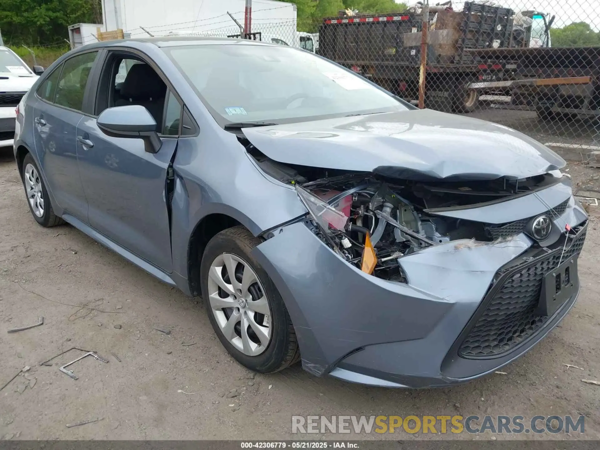 1 fotografías del automóvil dañado 5YFEPMAE7NP389915 TOYOTA COROLLA 2022