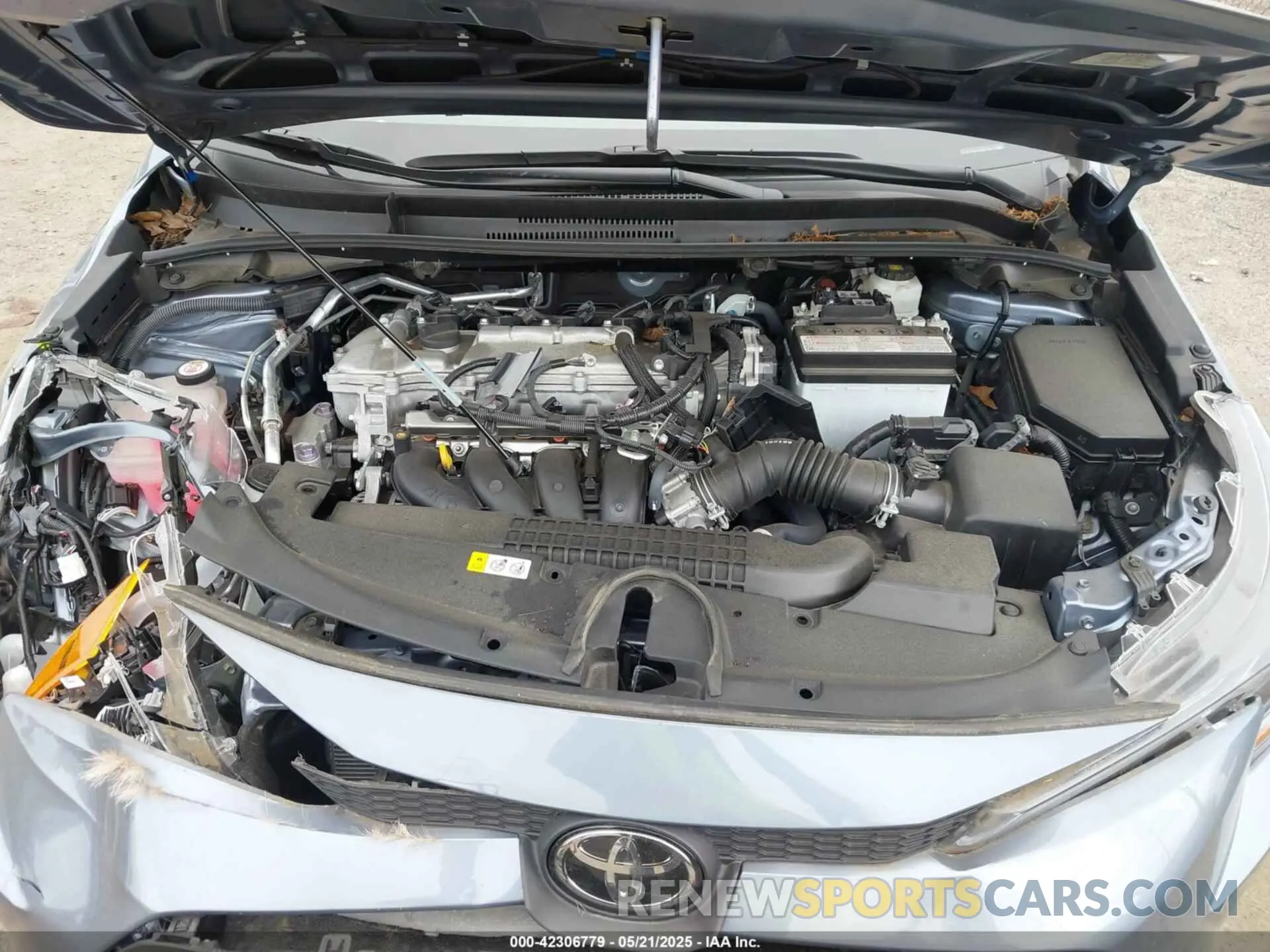 10 fotografías del automóvil dañado 5YFEPMAE7NP389915 TOYOTA COROLLA 2022