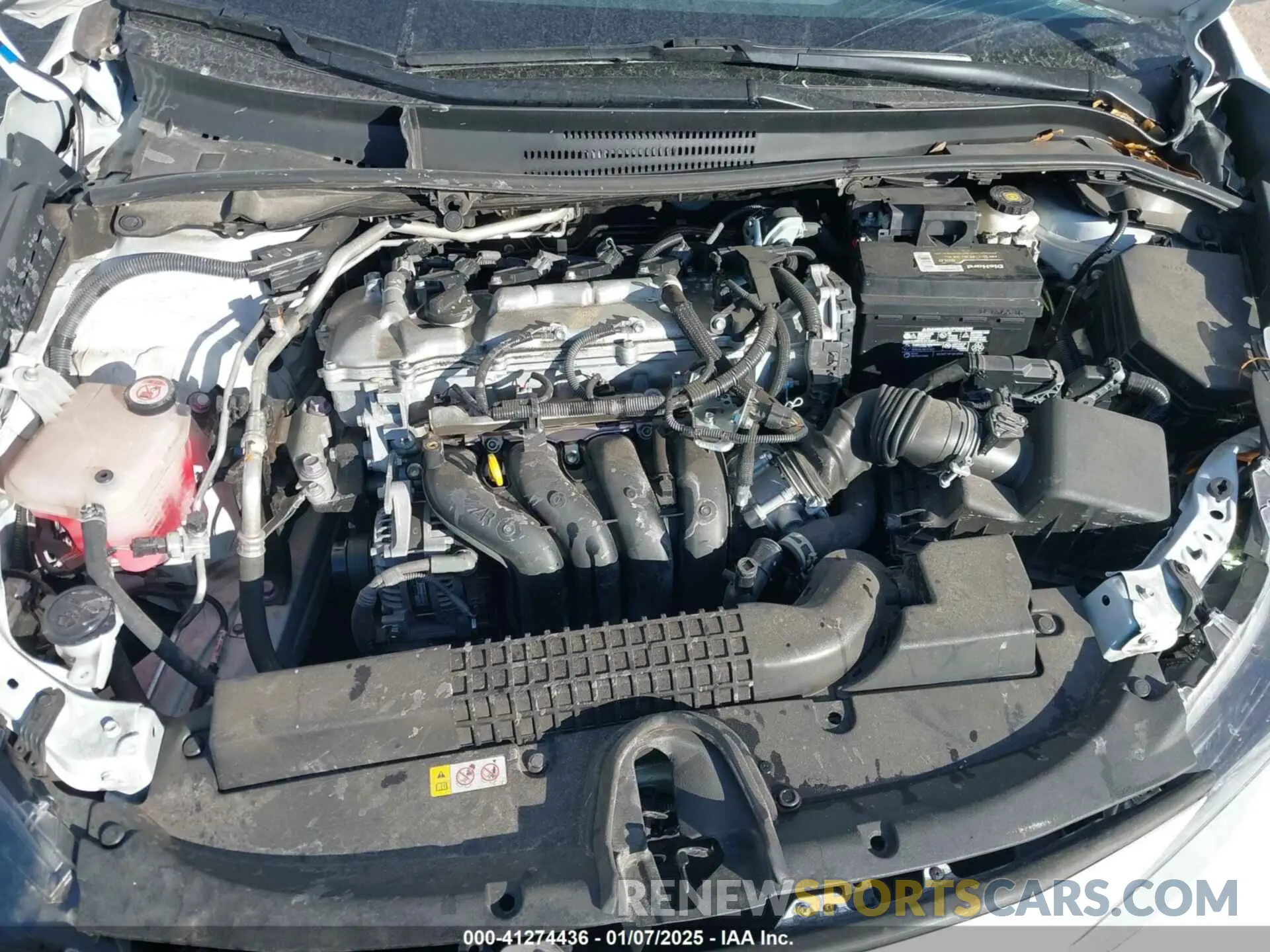 10 fotografías del automóvil dañado 5YFEPMAE7NP390269 TOYOTA COROLLA 2022