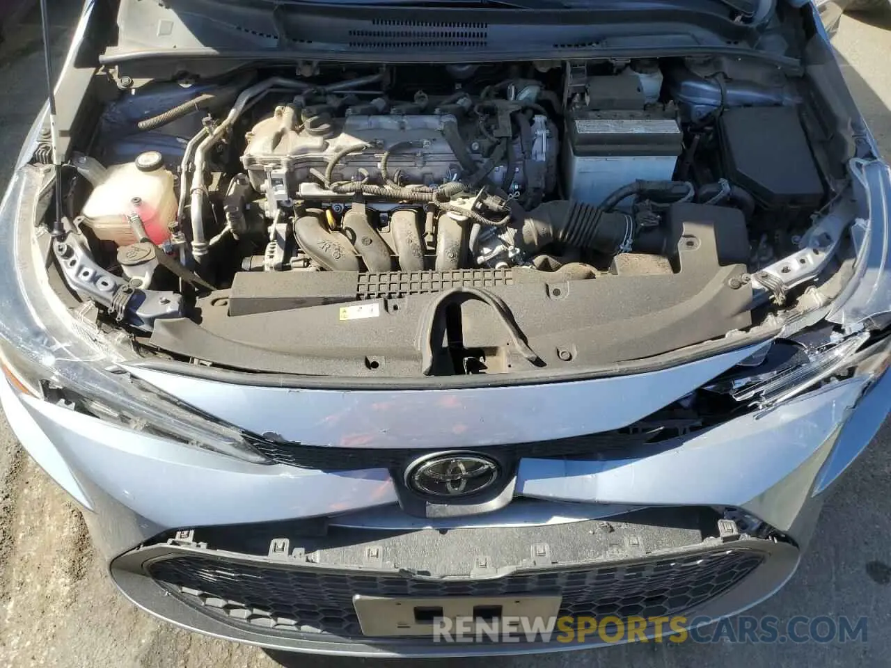 11 fotografías del automóvil dañado 5YFEPMAE8NP274580 TOYOTA COROLLA 2022