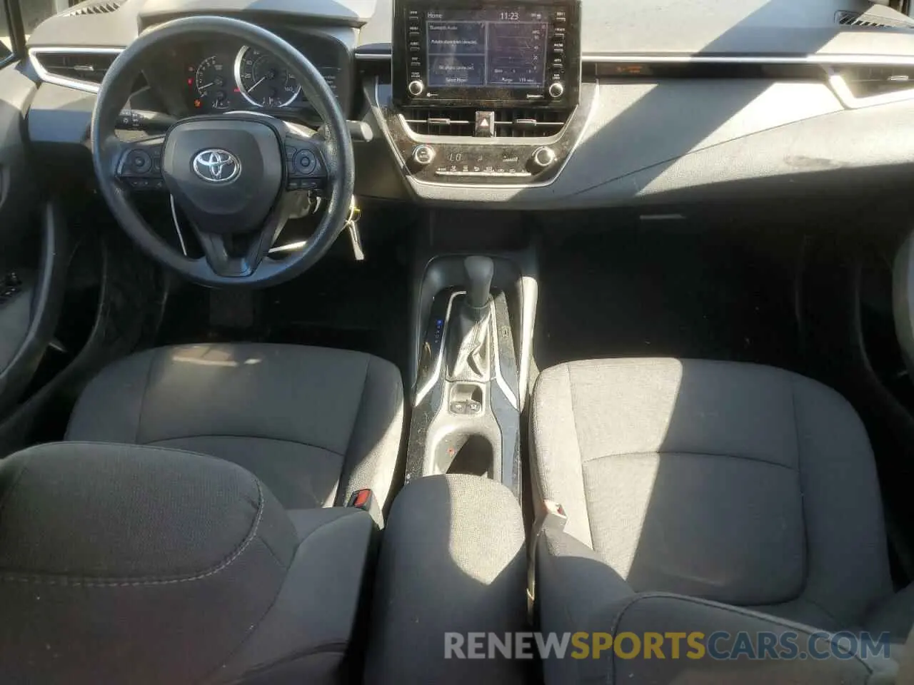 8 fotografías del automóvil dañado 5YFEPMAE8NP274580 TOYOTA COROLLA 2022