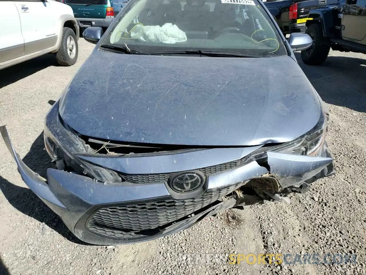5 fotografías del automóvil dañado 5YFEPMAE8NP276135 TOYOTA COROLLA 2022
