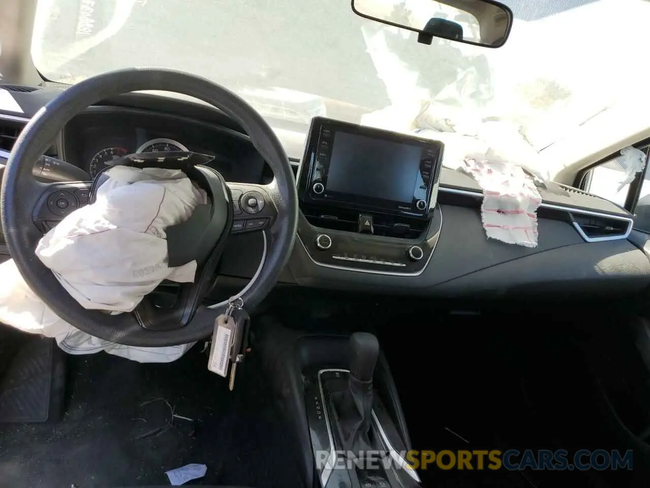 8 fotografías del automóvil dañado 5YFEPMAE8NP276135 TOYOTA COROLLA 2022