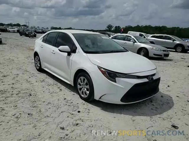 11 fotografías del automóvil dañado 5YFEPMAE8NP310722 TOYOTA COROLLA 2022