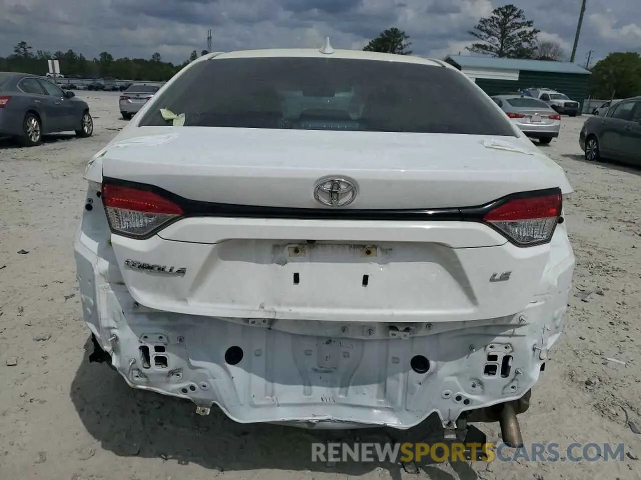 6 fotografías del automóvil dañado 5YFEPMAE8NP310722 TOYOTA COROLLA 2022