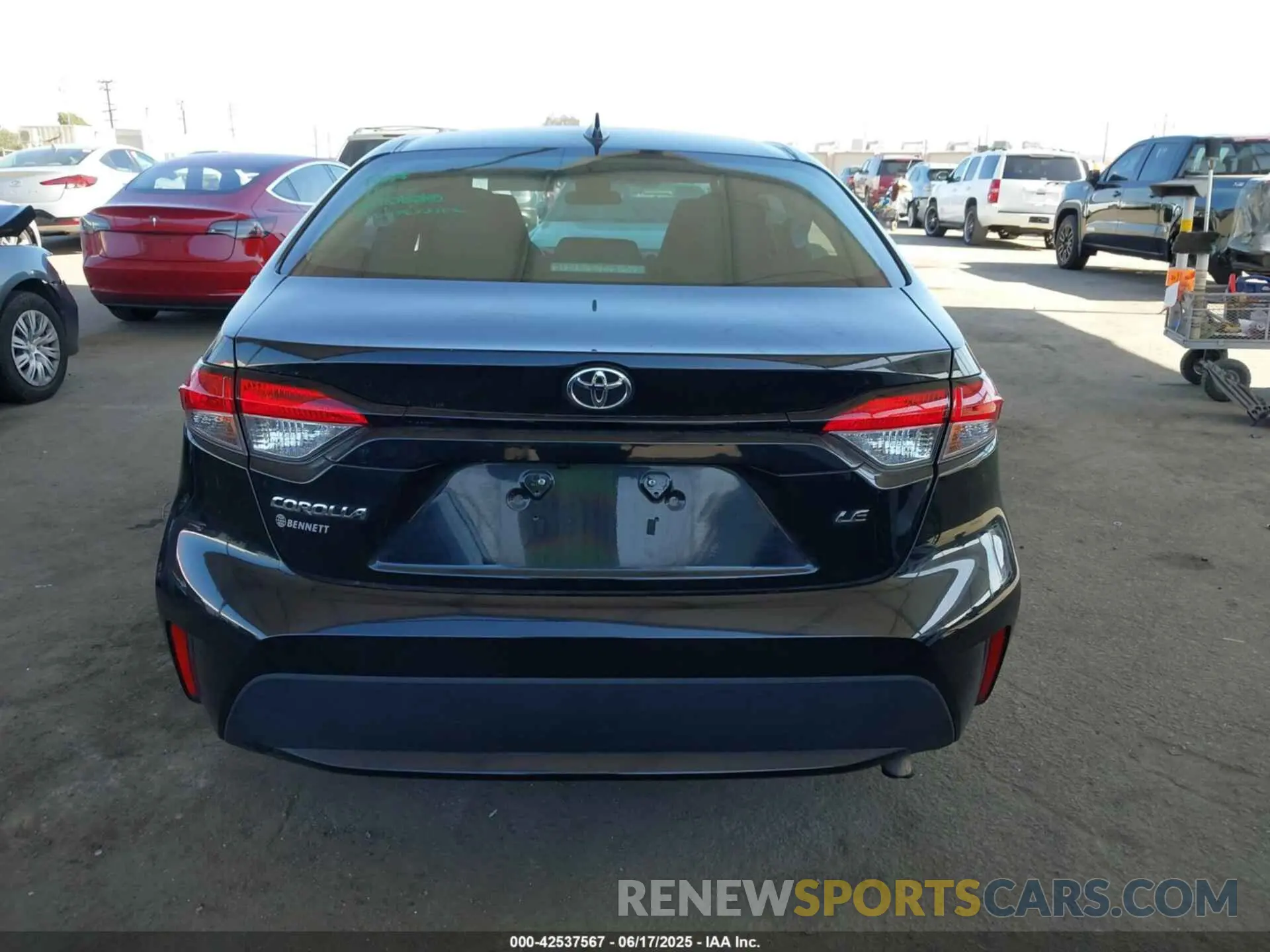 16 fotografías del automóvil dañado 5YFEPMAE8NP319145 TOYOTA COROLLA 2022