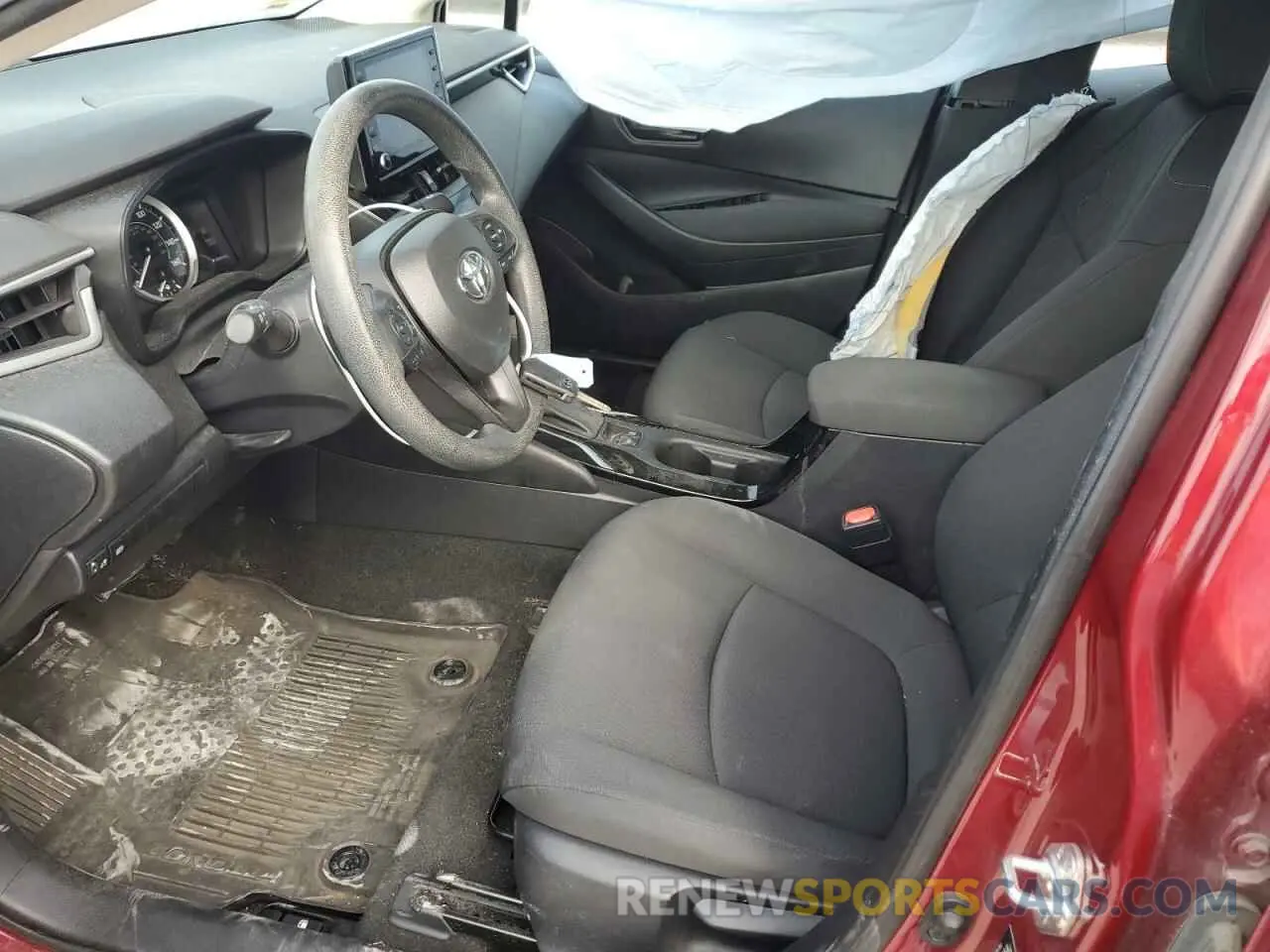 7 fotografías del automóvil dañado 5YFEPMAE8NP320568 TOYOTA COROLLA 2022
