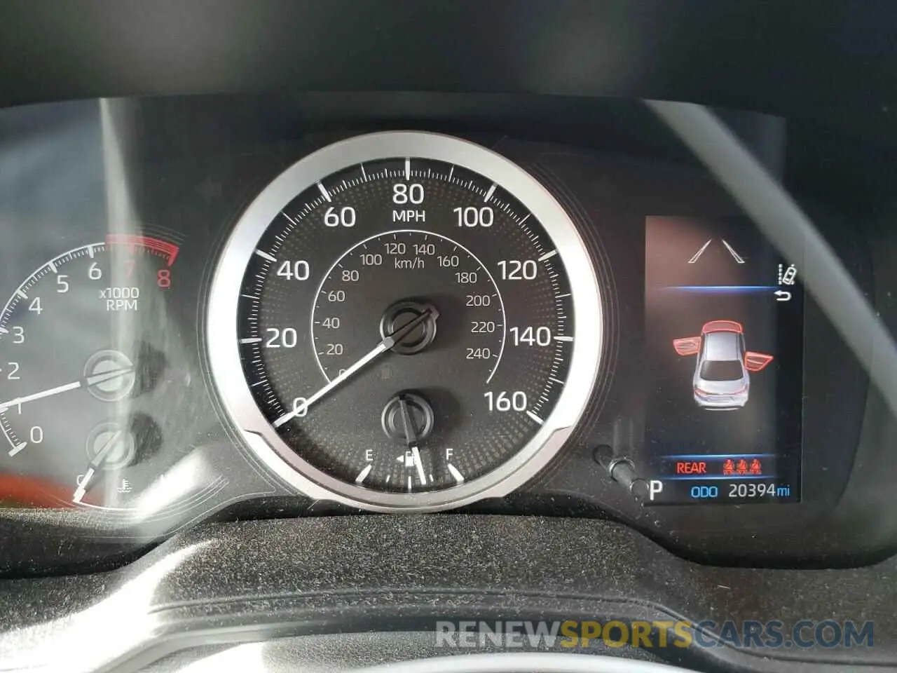9 fotografías del automóvil dañado 5YFEPMAE8NP320568 TOYOTA COROLLA 2022