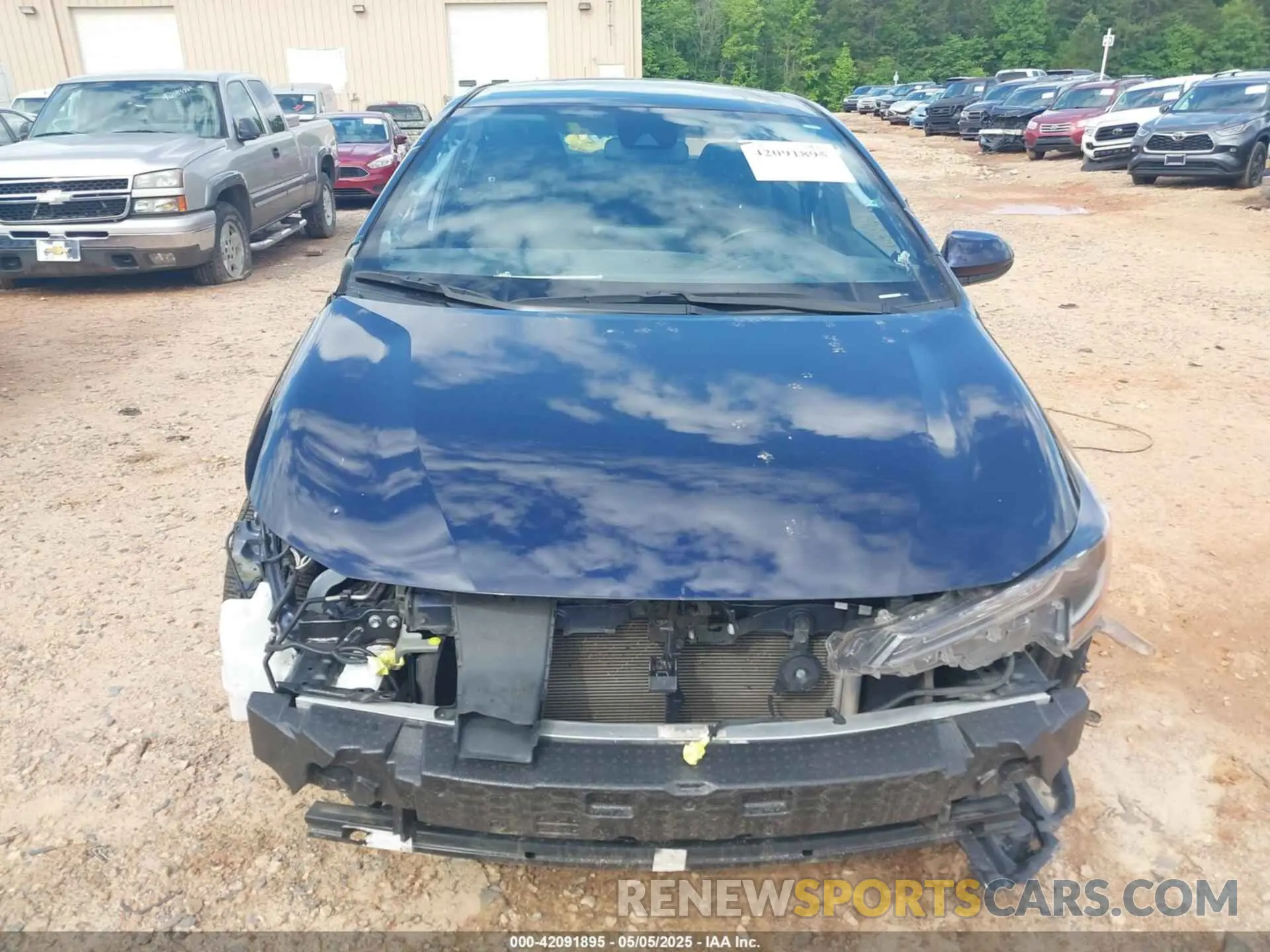 12 fotografías del automóvil dañado 5YFEPMAE8NP321767 TOYOTA COROLLA 2022