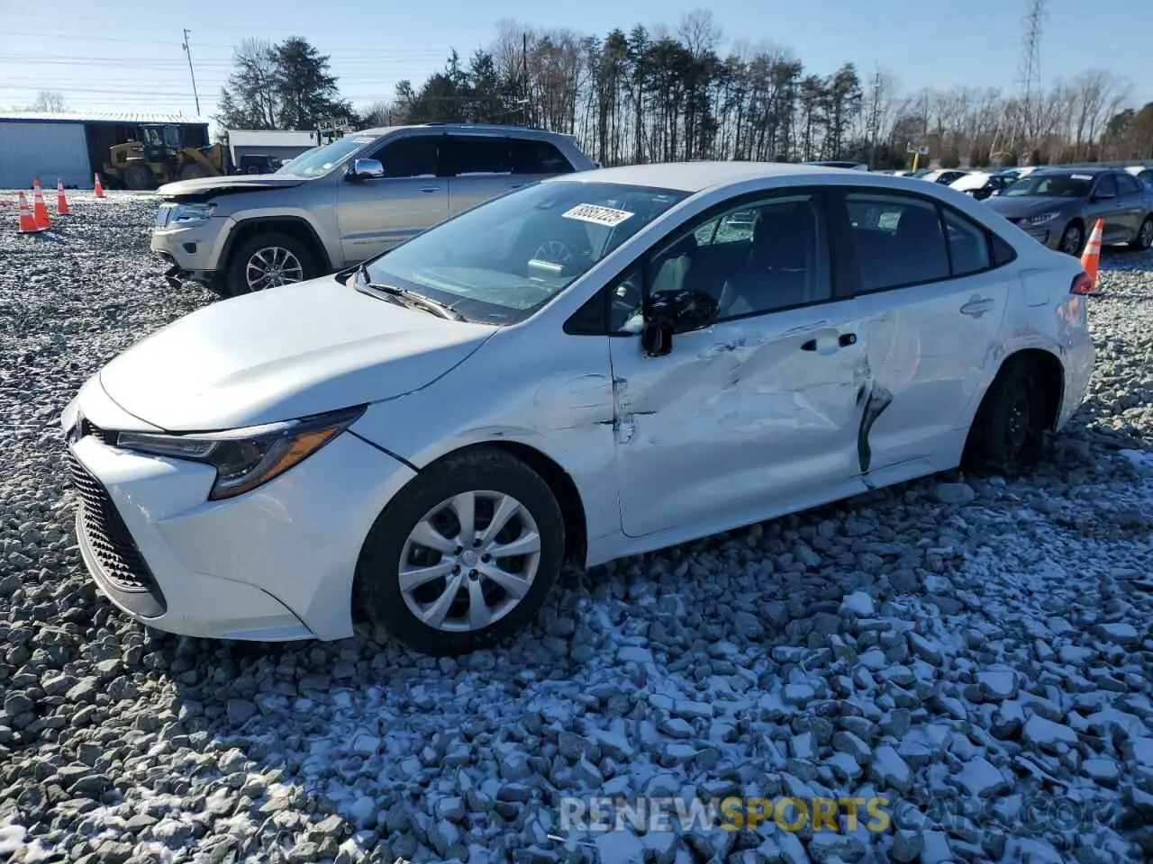1 fotografías del automóvil dañado 5YFEPMAE8NP323972 TOYOTA COROLLA 2022