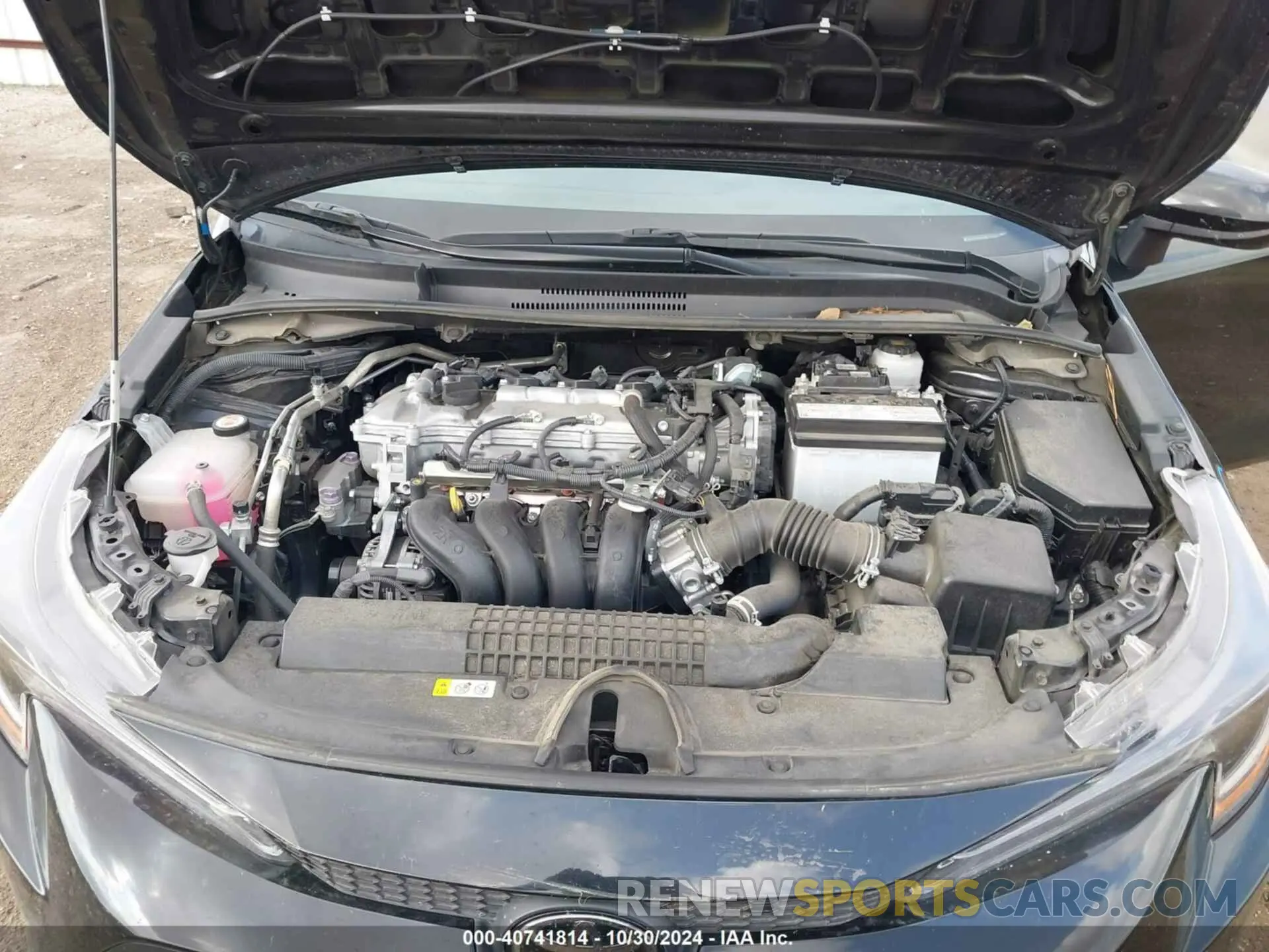 10 fotografías del automóvil dañado 5YFEPMAE8NP324927 TOYOTA COROLLA 2022