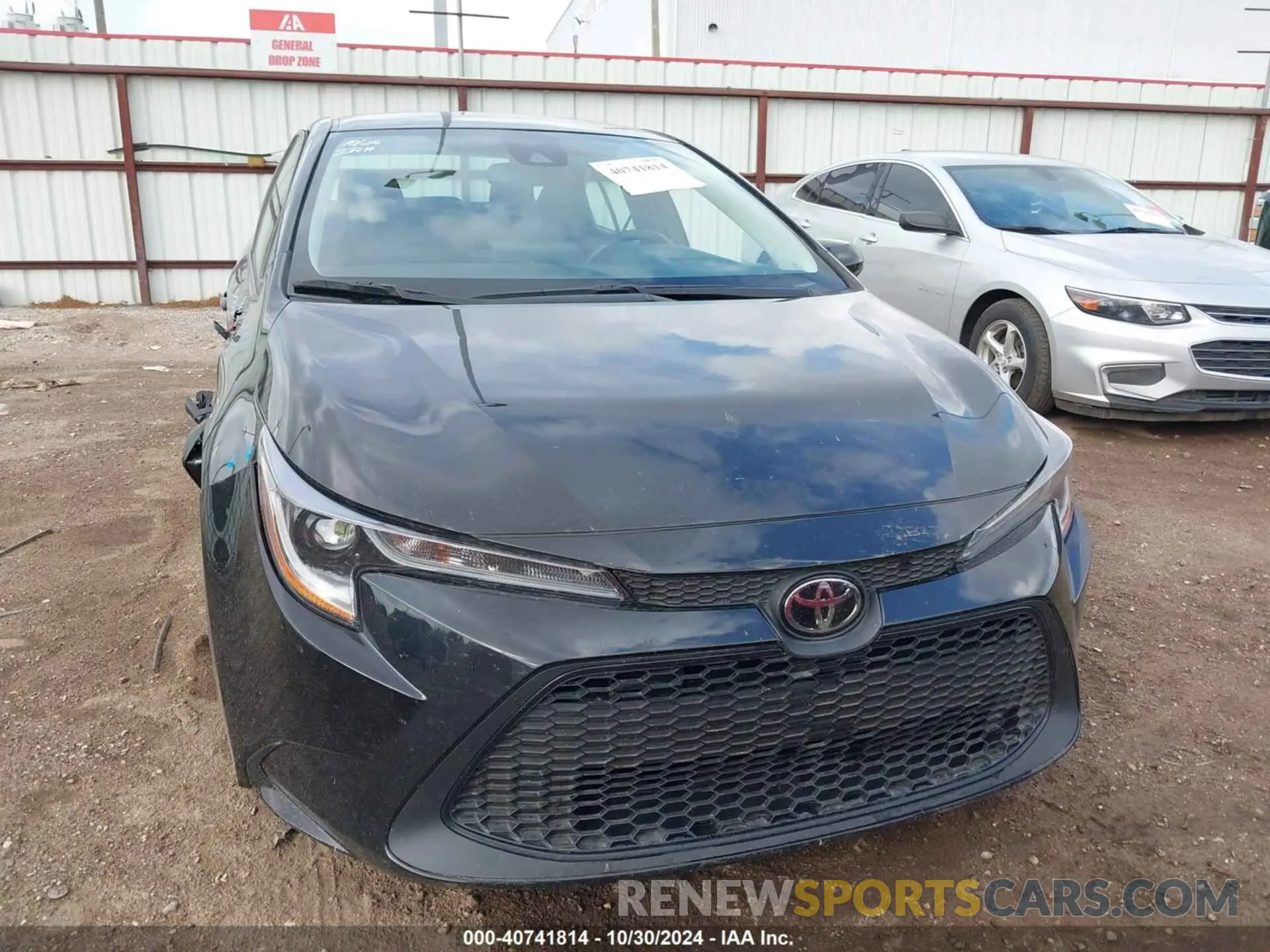 12 fotografías del automóvil dañado 5YFEPMAE8NP324927 TOYOTA COROLLA 2022