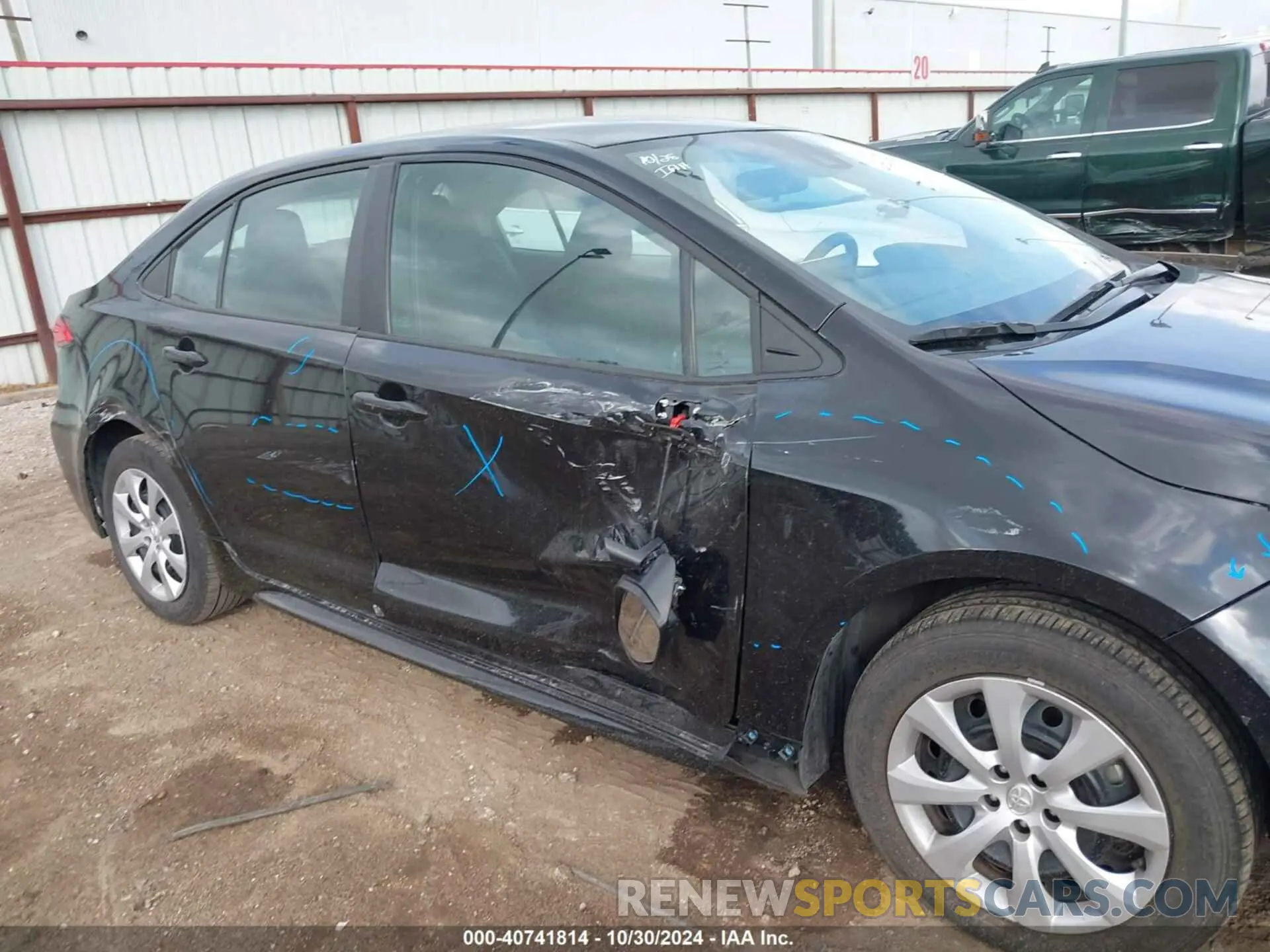6 fotografías del automóvil dañado 5YFEPMAE8NP324927 TOYOTA COROLLA 2022