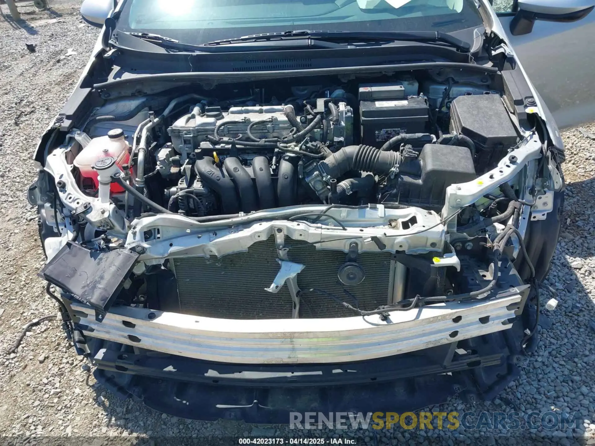 10 fotografías del automóvil dañado 5YFEPMAE8NP329299 TOYOTA COROLLA 2022