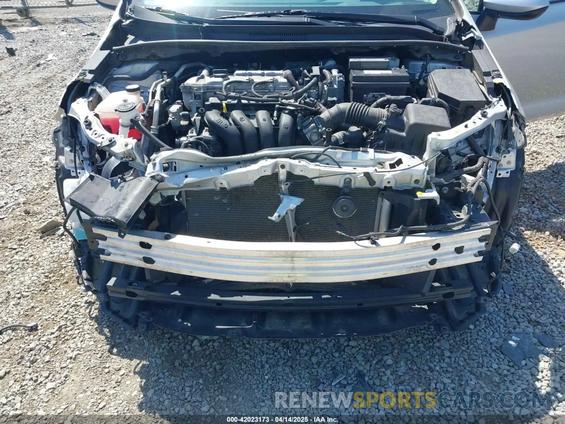 6 fotografías del automóvil dañado 5YFEPMAE8NP329299 TOYOTA COROLLA 2022