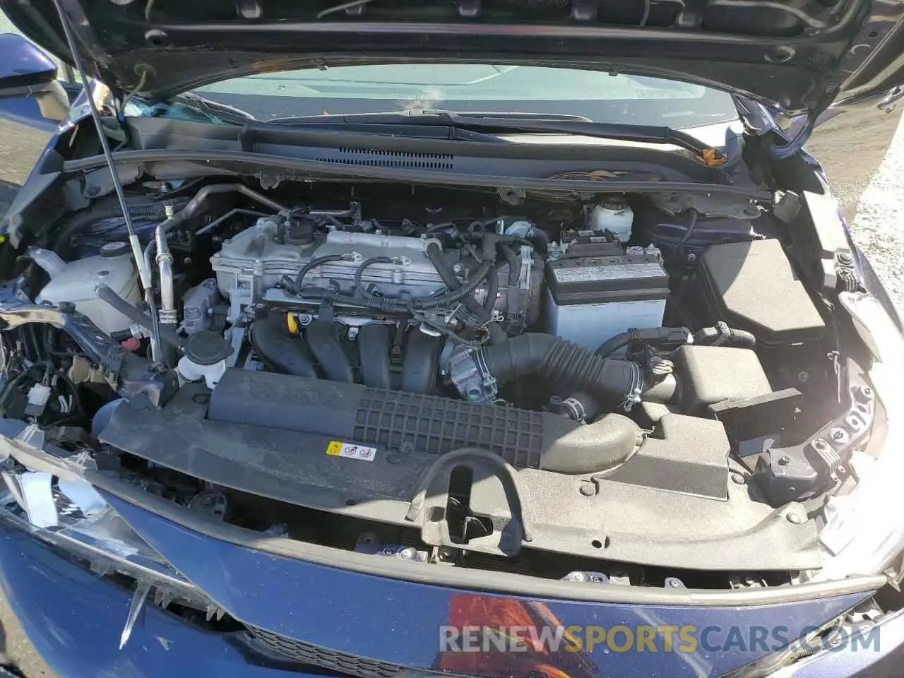11 fotografías del automóvil dañado 5YFEPMAE8NP330291 TOYOTA COROLLA 2022