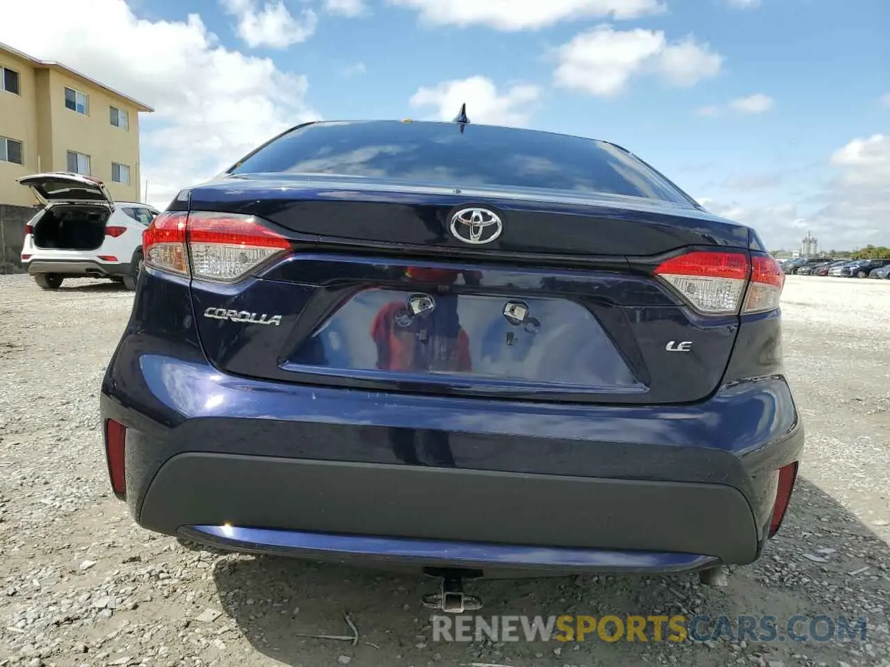 6 fotografías del automóvil dañado 5YFEPMAE8NP330291 TOYOTA COROLLA 2022
