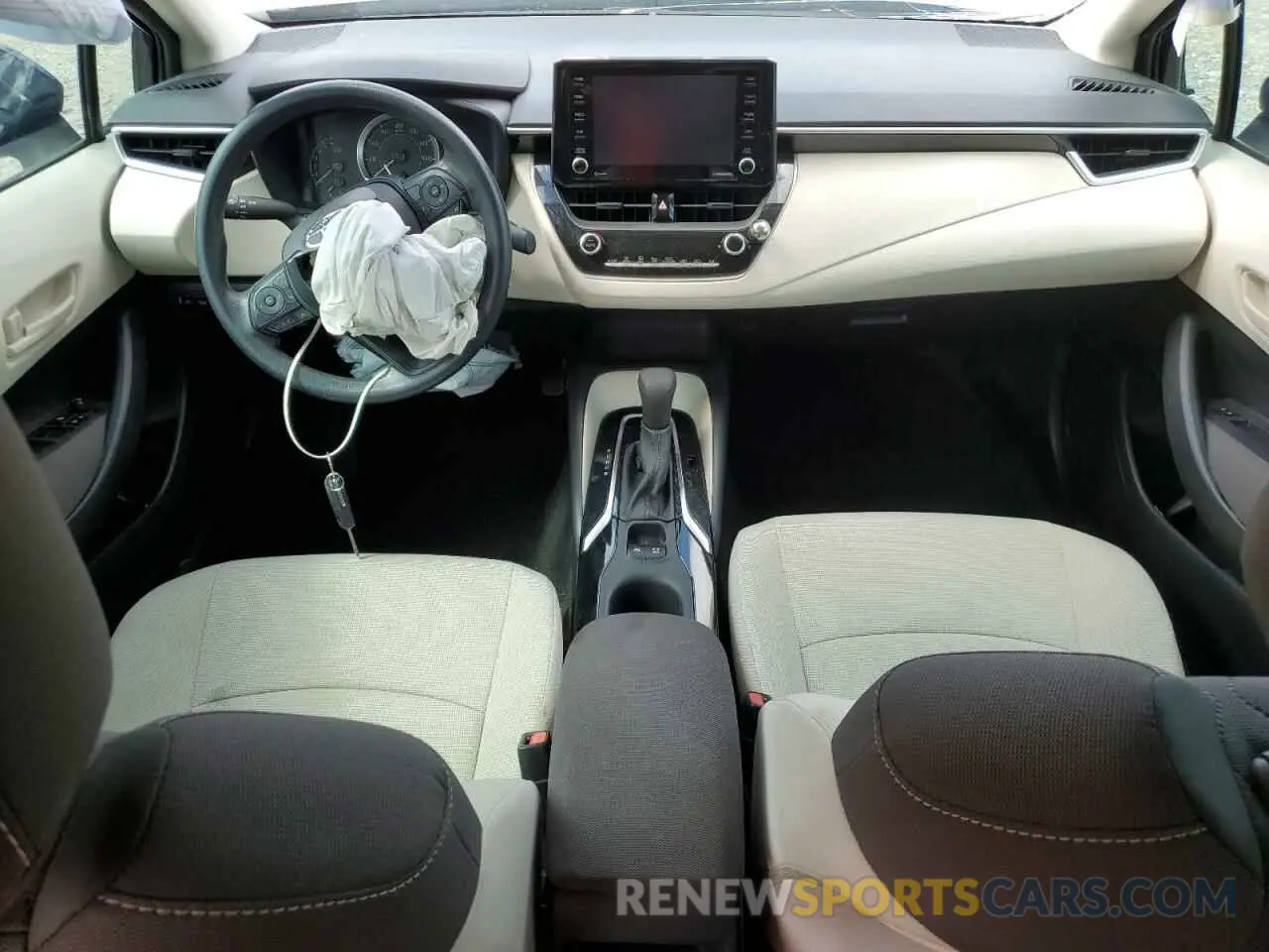 8 fotografías del automóvil dañado 5YFEPMAE8NP330291 TOYOTA COROLLA 2022