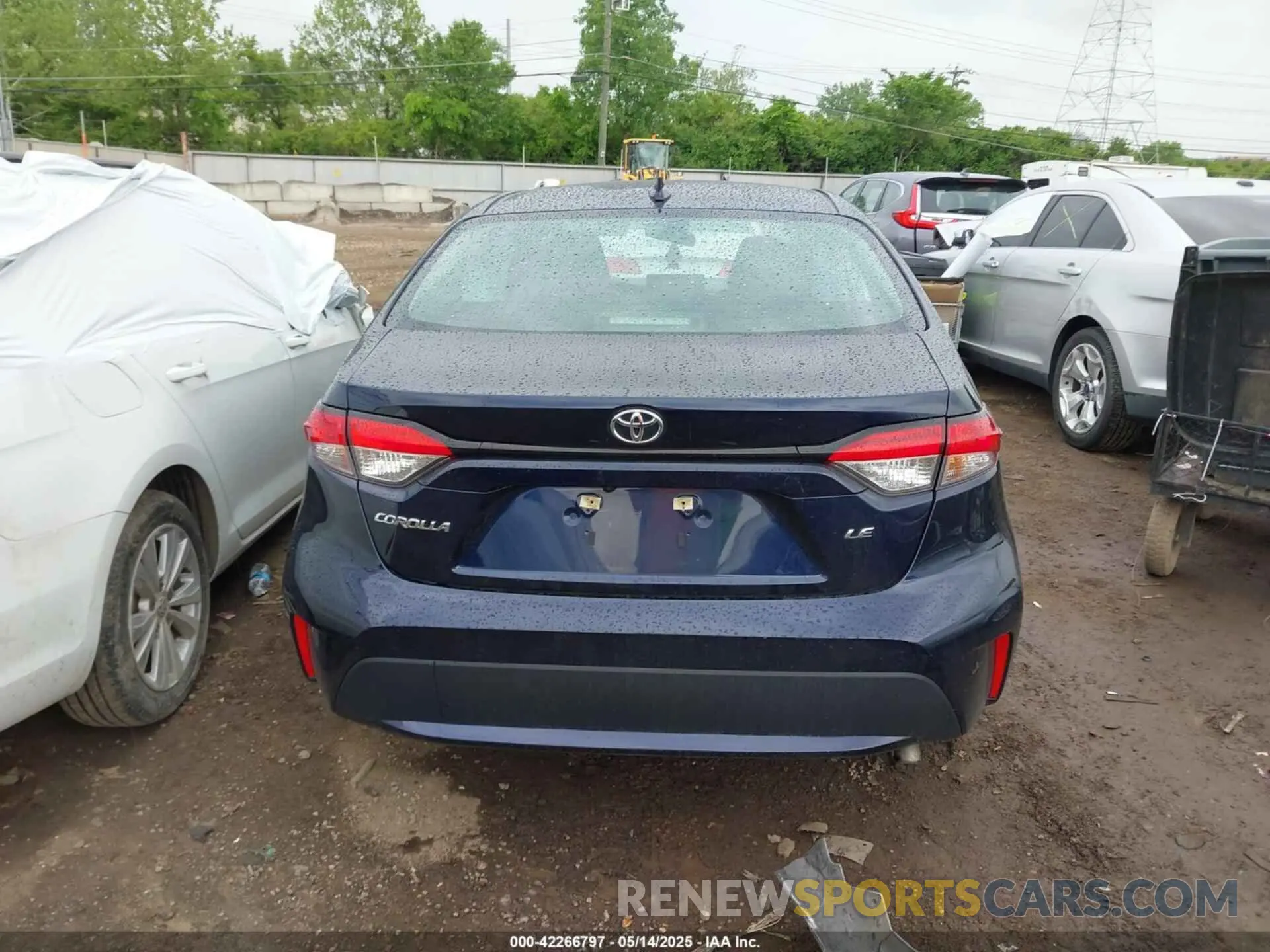 17 fotografías del automóvil dañado 5YFEPMAE8NP332672 TOYOTA COROLLA 2022