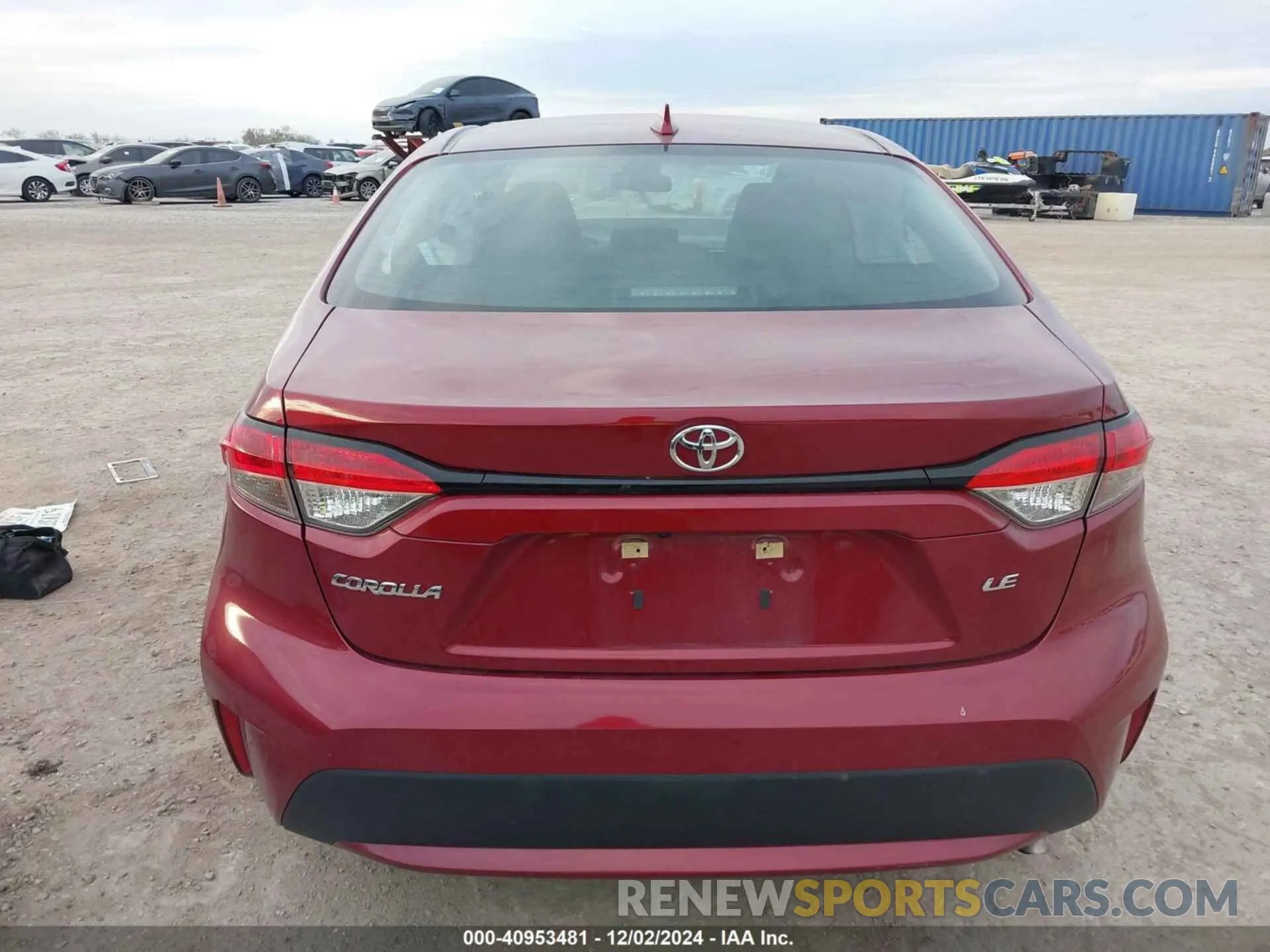 16 fotografías del automóvil dañado 5YFEPMAE8NP333109 TOYOTA COROLLA 2022