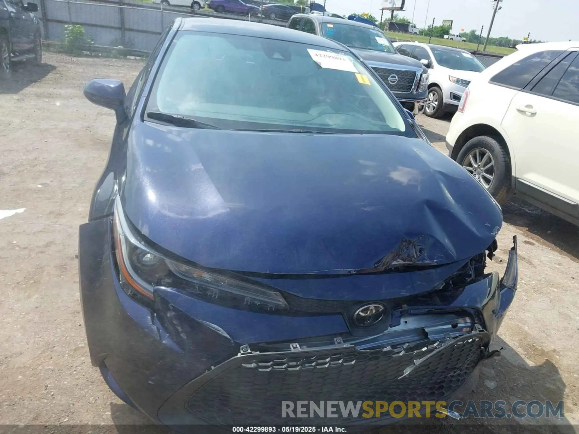 13 fotografías del automóvil dañado 5YFEPMAE8NP338262 TOYOTA COROLLA 2022