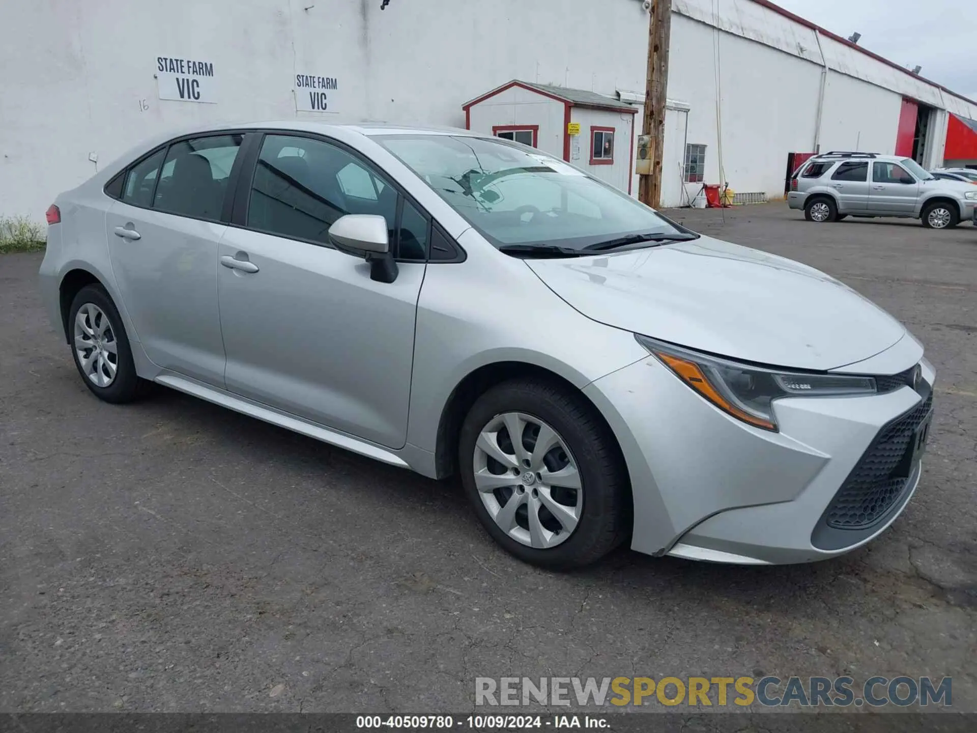 1 fotografías del automóvil dañado 5YFEPMAE8NP339699 TOYOTA COROLLA 2022