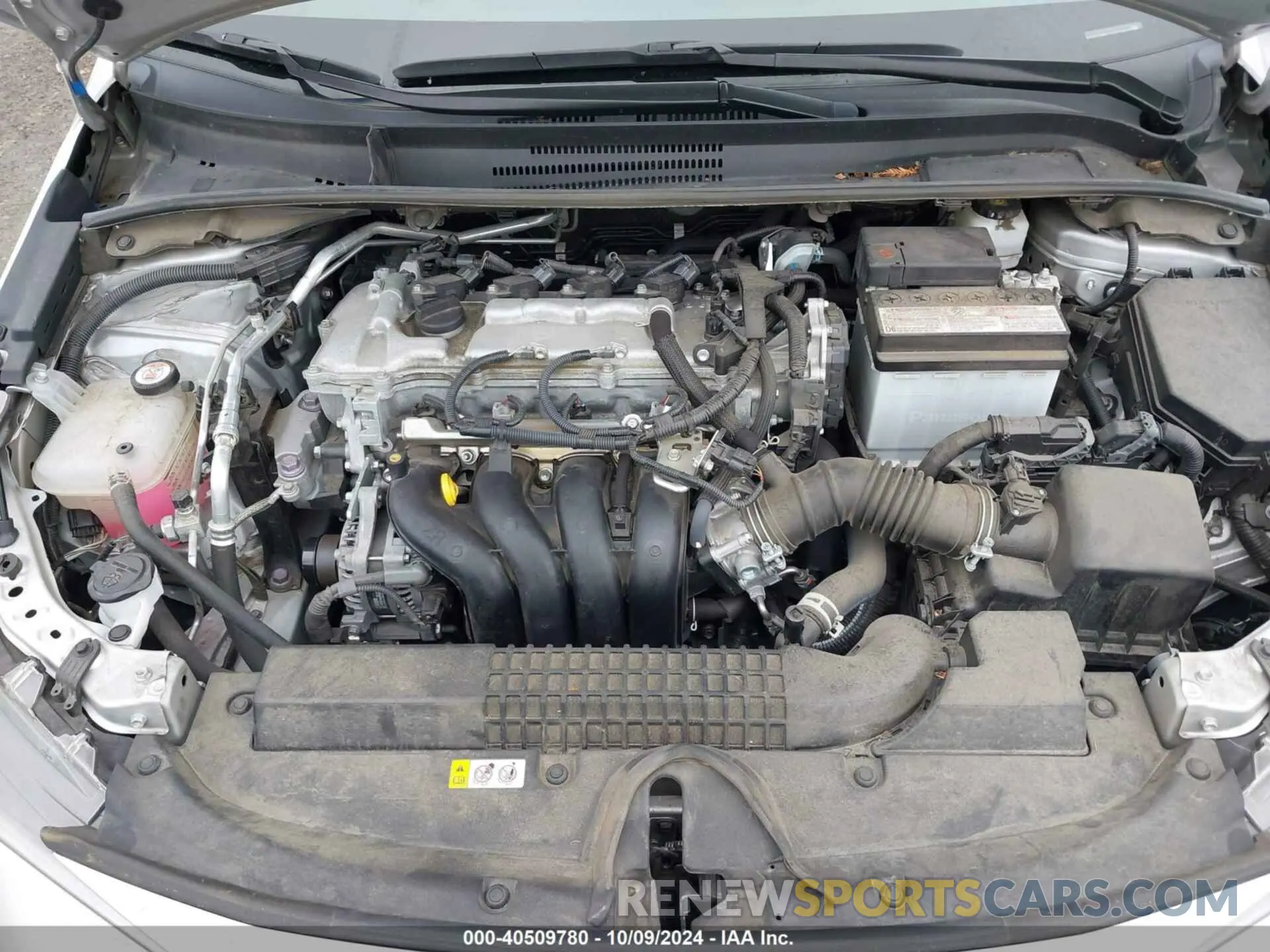 10 fotografías del automóvil dañado 5YFEPMAE8NP339699 TOYOTA COROLLA 2022