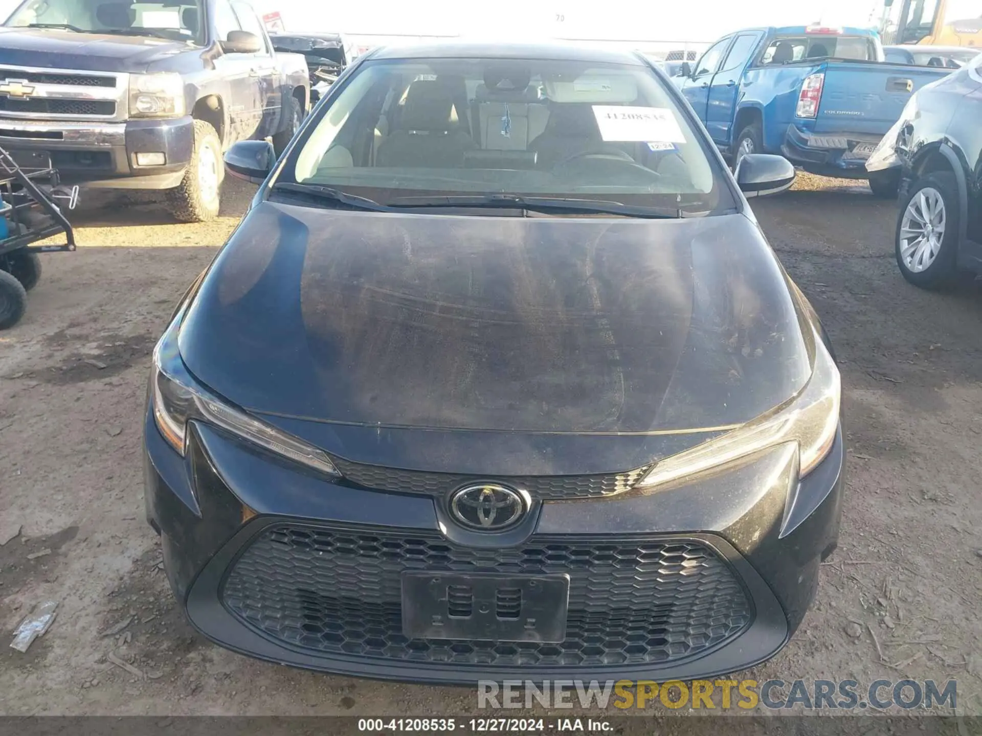 12 fotografías del automóvil dañado 5YFEPMAE8NP339752 TOYOTA COROLLA 2022