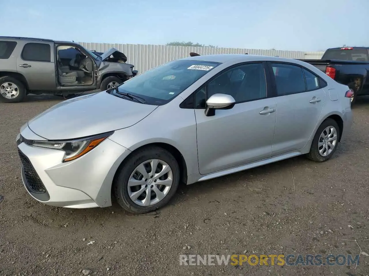 1 fotografías del automóvil dañado 5YFEPMAE8NP340044 TOYOTA COROLLA 2022