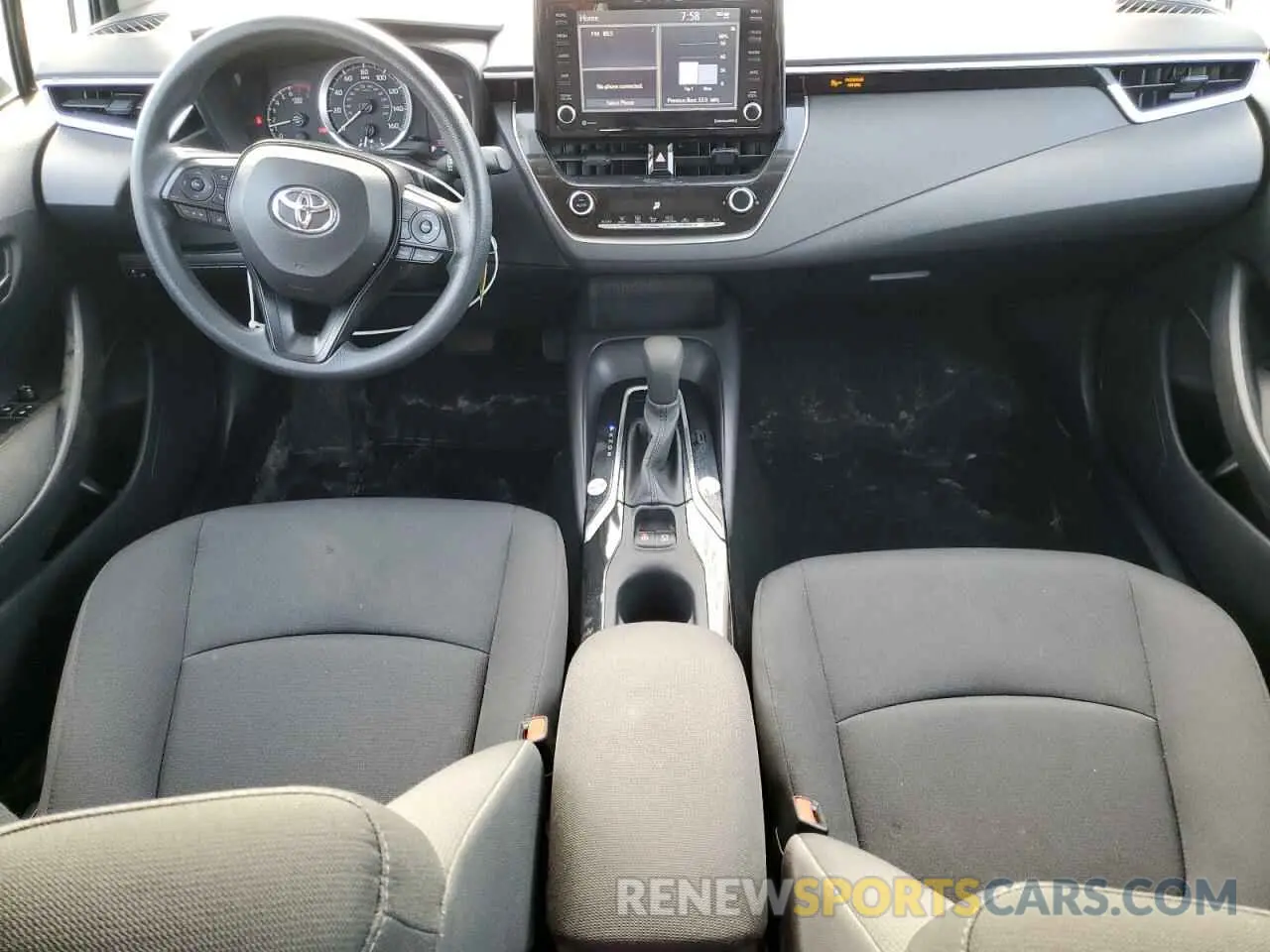 8 fotografías del automóvil dañado 5YFEPMAE8NP340044 TOYOTA COROLLA 2022