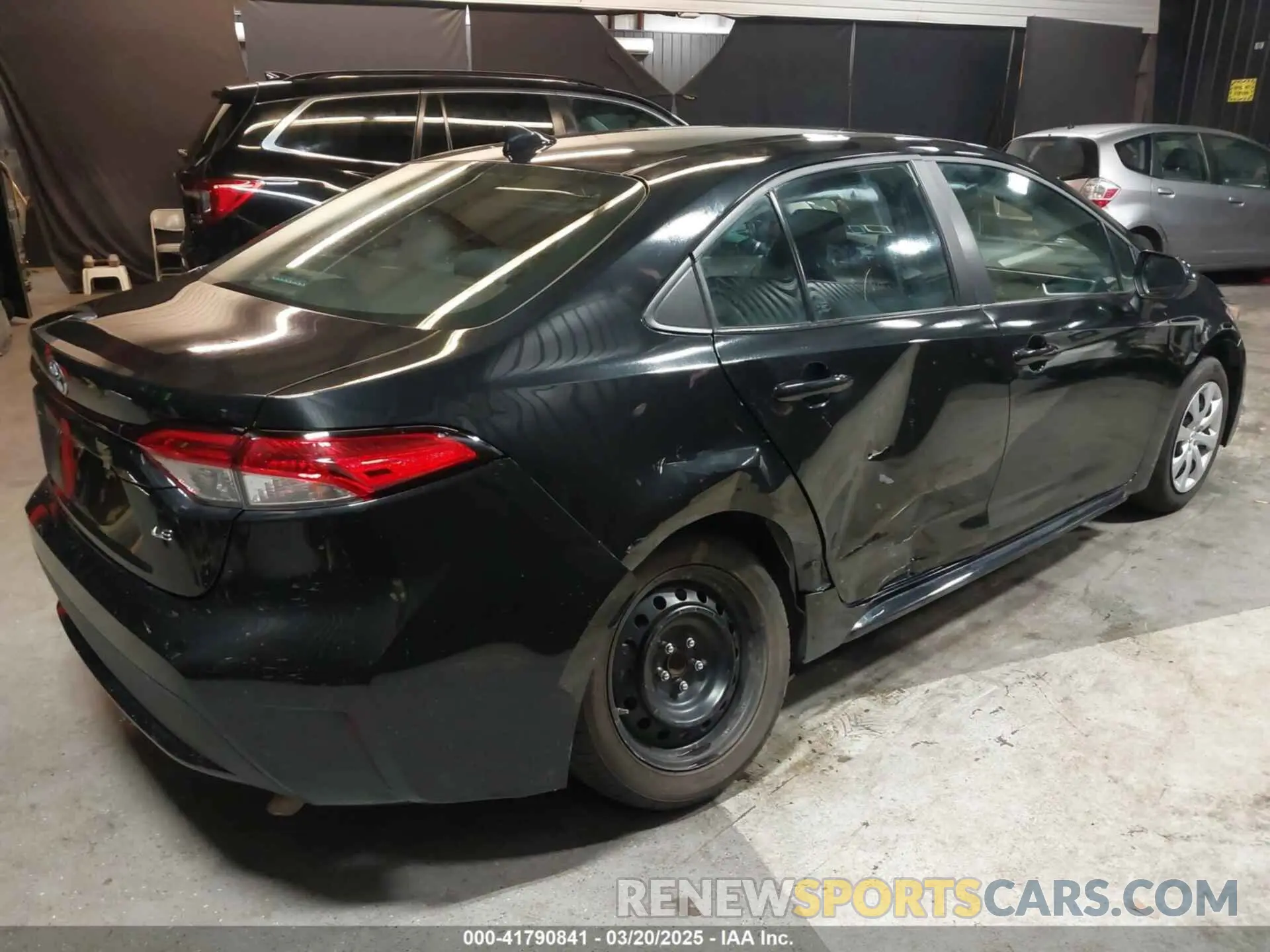 6 fotografías del automóvil dañado 5YFEPMAE8NP341856 TOYOTA COROLLA 2022