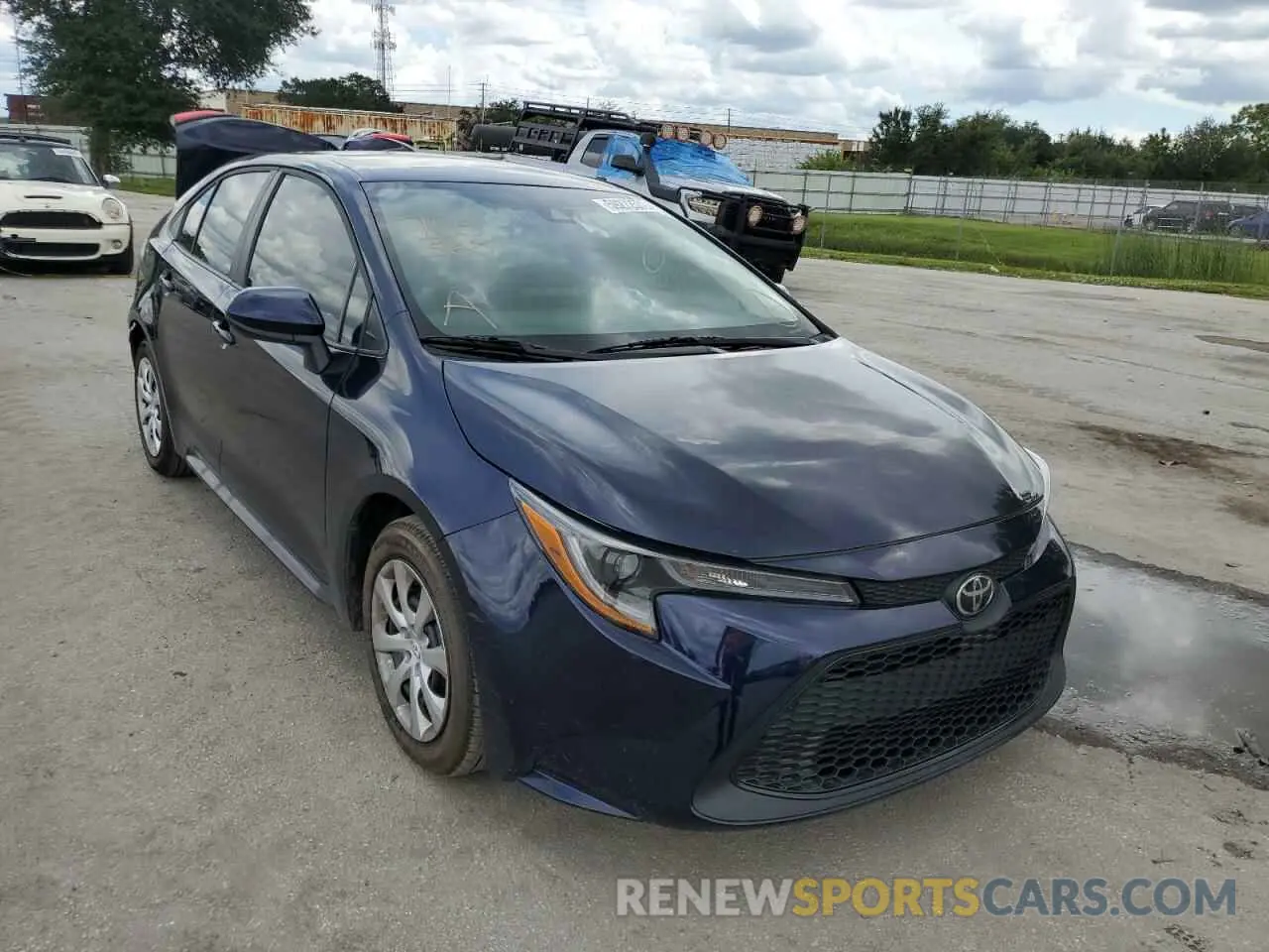 1 fotografías del automóvil dañado 5YFEPMAE8NP344353 TOYOTA COROLLA 2022