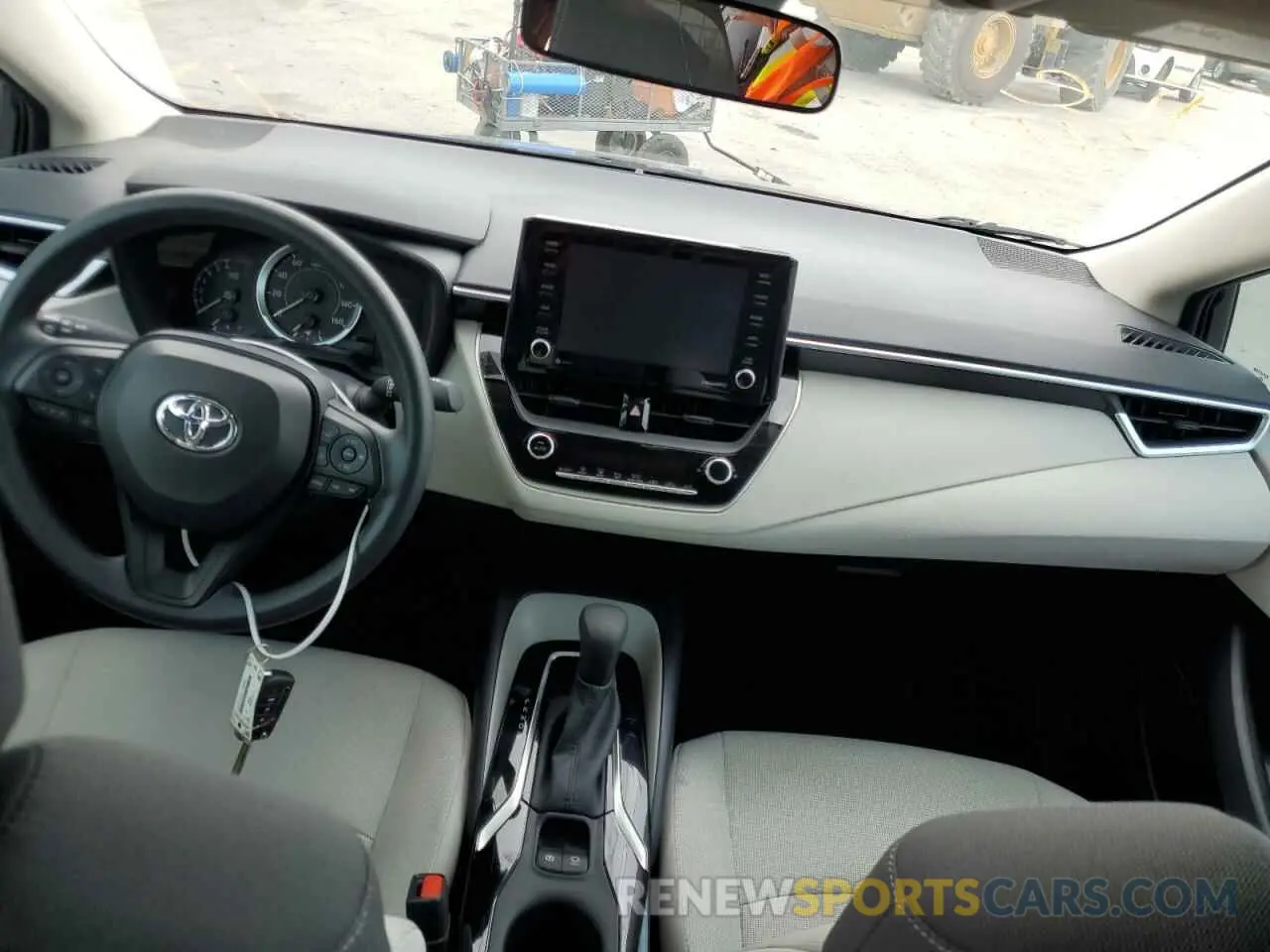 9 fotografías del automóvil dañado 5YFEPMAE8NP344353 TOYOTA COROLLA 2022