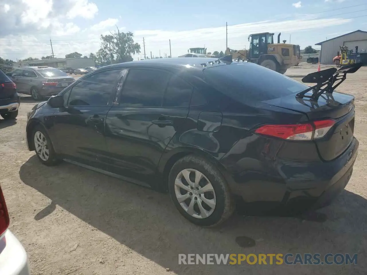 2 fotografías del automóvil dañado 5YFEPMAE8NP356986 TOYOTA COROLLA 2022