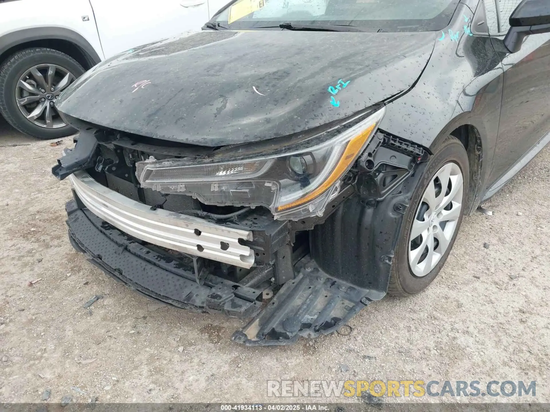 17 fotografías del automóvil dañado 5YFEPMAE8NP358012 TOYOTA COROLLA 2022