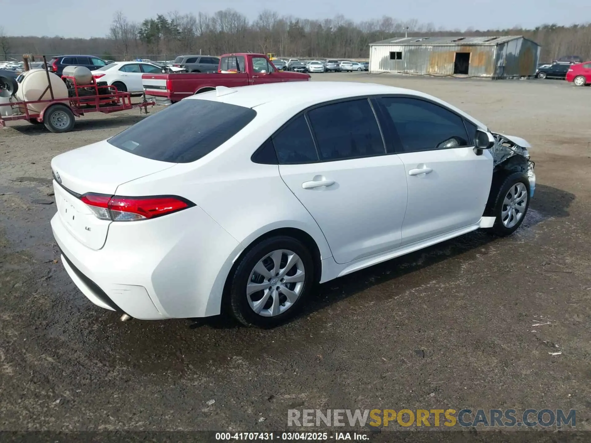 4 fotografías del automóvil dañado 5YFEPMAE8NP362013 TOYOTA COROLLA 2022