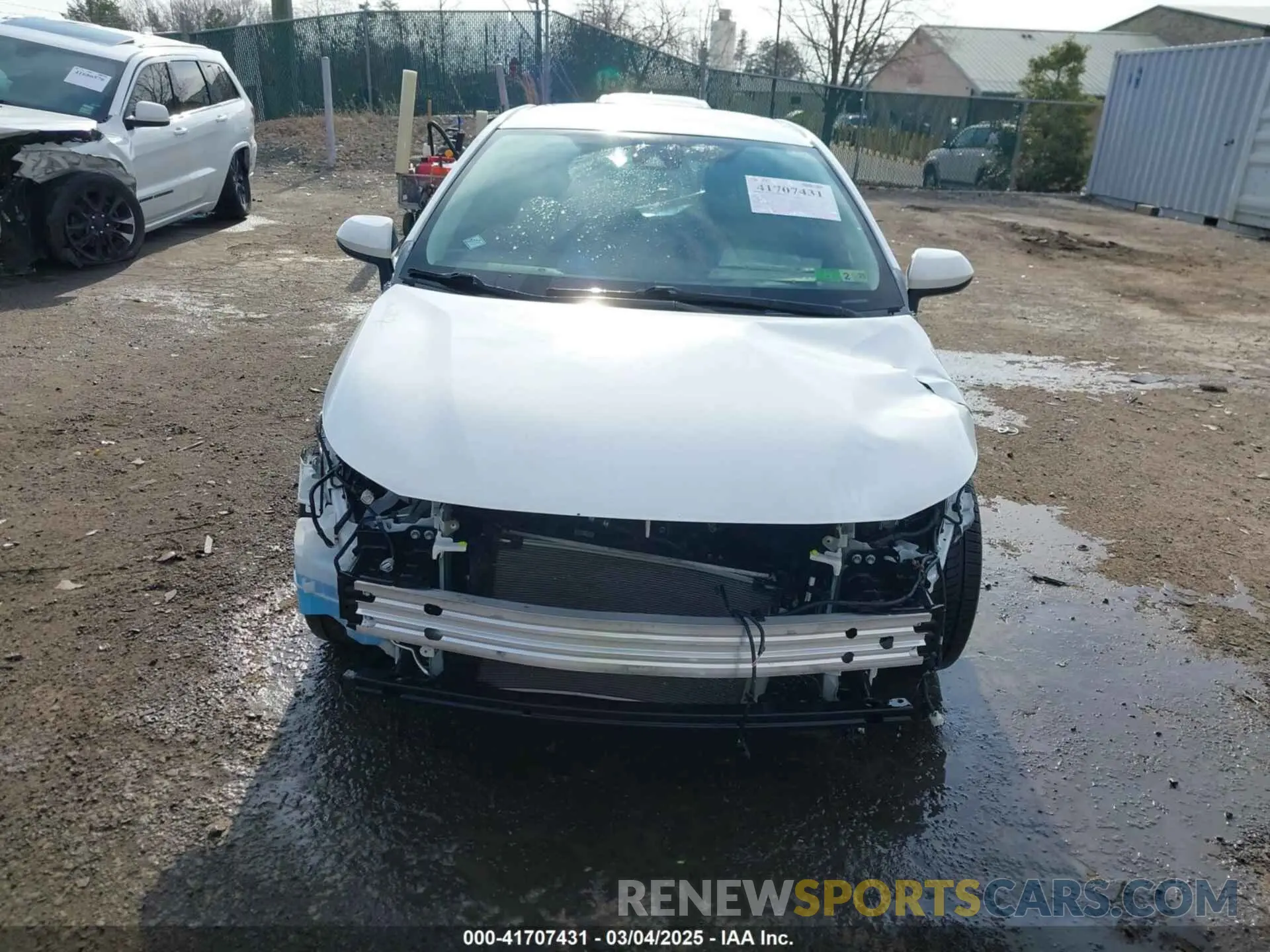6 fotografías del automóvil dañado 5YFEPMAE8NP362013 TOYOTA COROLLA 2022