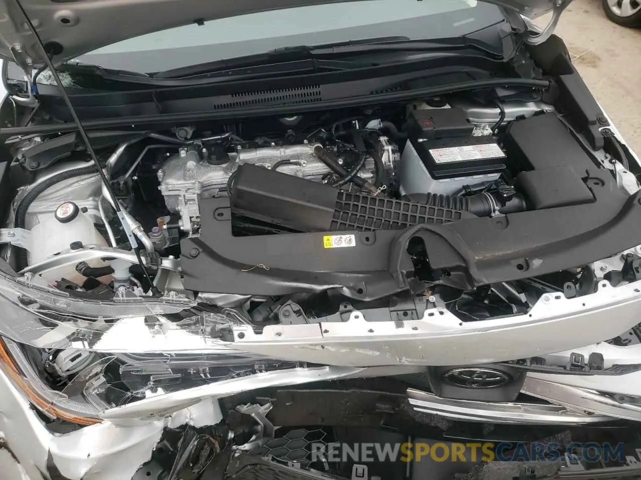 11 fotografías del automóvil dañado 5YFEPMAE8NP363789 TOYOTA COROLLA 2022